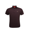 Georgia Standing Bulldog Micro Polo - Black with Red & Grey