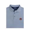 Auburn Tigers Spiral Polo - White with Navy & Orange