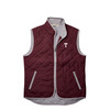 Texas A&M Vintage Block T Pipeline Full Quilted Vest - Maroon