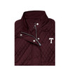 Texas A&M Vintage Block T Women's Full Zip Quilted Vest - Maroon