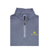 Notre Dame Mini Stripe Cotton Pullover - Navy & Grey