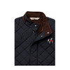 Georgia Standing Bulldog Quilted Jacket - Black