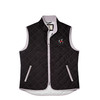 Georgia Standing Bulldog Pipeline Quilted Vest - Black