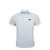 Ole Miss Henna Polo - White with Powder Blue