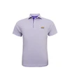 LSU Walking Bengal Halo Polo - White with Purple & Gold