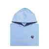 Liberty Flames Custom Trim Hoodie - Light Blue