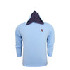 Liberty Flames Custom Trim Hoodie - Light Blue