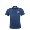SMU Mustangs Triple D Independence Polo - Navy with Moonlight Blue