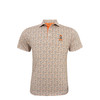 Oklahoma State Pistol Pete Bandana Polo - White with Black & Orange