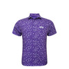 TCU Horned Frogs State Inspired Print Polo - Purple