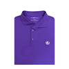 TCU Vintage Horned Frog Head Checker Polo - Purple