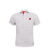 Texas Tech Red Raiders Guns Up Mulligan Polo - White with Grey & Red