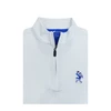 SMU Mustangs Throwing Pony Shepherd Pullover - White with Light Blue