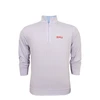 SMU Mustangs Pony Ears Detail Ripple Quarter Zip - White with Light Blue & Red