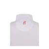 SMU Mustangs Pony Ears Detail Ripple Quarter Zip - White with Light Blue & Red