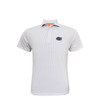 Florida Gators Checker Polo - White with Orange & Blue