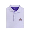 LSU Tigers Vintage 1972 Lisbon Polo - White with Purple & Lavender