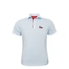 Ole Miss Rebs Script Football Laces - White with Powder Blue