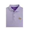 LSU Tigers Checker Polo - Lavender