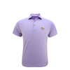 LSU Tigers Checker Polo - Lavender
