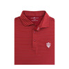 Indiana Hoosiers Crimson 3/8 Stripe Performance Polo