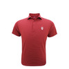 Indiana Hoosiers Crimson 3/8 Stripe Performance Polo