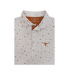 Texas Longhorns Micro State Print Polo