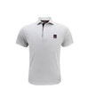 Mississippi State M over S Baseball Logo White and Grey Checkers Polo
