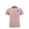 South Carolina Gamecocks Particolored Gingham Polo - White with Garnet & Grey