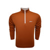 Texas Longhorns Script Particolored Collar Micro Fleece Performance Pullover