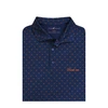 Texas Longhorns Hook 'em Navy Print Polo