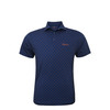 Texas Longhorns Hook 'em Navy Print Polo