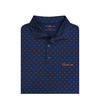 Texas Longhorns Hook 'em Navy Print Polo