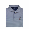 HL1025 NAVY- WHITE Auburn Golf