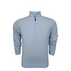 Blended Cotton Poly Stretch Pullover - Light Blue