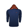 Texas Longhorns Script Navy Heathered Custom Trim Hoodie