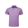 Lattice Performance Polo - Rose Quartz with Navy