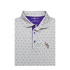 LSU Tigers White Home Plate Polo