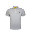 LSU Tigers 1955 White and Light Blue Micro State Print Polo