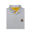 LSU Tigers 1955 White and Light Blue Micro State Print Polo