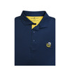 Michigan Wolverines Retro Navy Checkers Polo