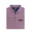 Ole Miss Hotty Toddy Red Particolored Gingham Polo