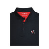 Georgia Standing Bulldog Black Playbook Polo