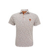 Texas Longhorns Interlock UT White Herd Print Polo