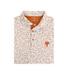 Texas Longhorns Interlock UT White Herd Print Polo