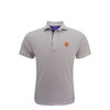 Clemson Tigers White Overpane Polo