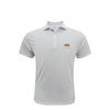 LSU Walking Bengal White With Heritage Lined Collar Polo