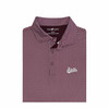 Mississippi State Script Maroon Spiral Polo