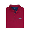 Ole Miss Red Football Laces Polo