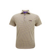 LSU Tigers Gold Particolored Gingham Polo